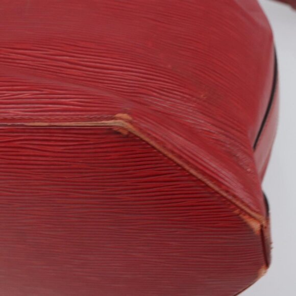 Authentic LOUIS VUITTON Epi Sac Depaule GM Shoulder Bag Red M80197 LV - Picture 7 of 16